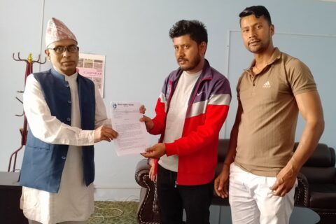 गोरखाका पत्रकारले बुझायो प्रसासनलाई ध्यानाकर्षण पत्र