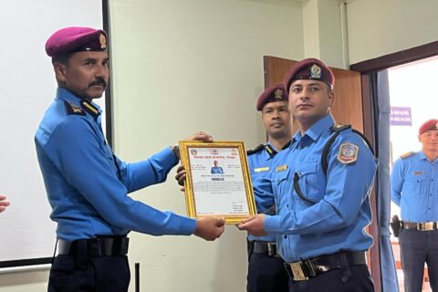 पन्थ जिप्रका गोरखाको फागुन महिनाको ‘बेष्ट पुलिस अफ द मन्थ’ घोषित
