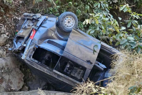 गोरखामा सवारी दुर्घटना हुँदा एकको मृत्यु, १४ घाइते