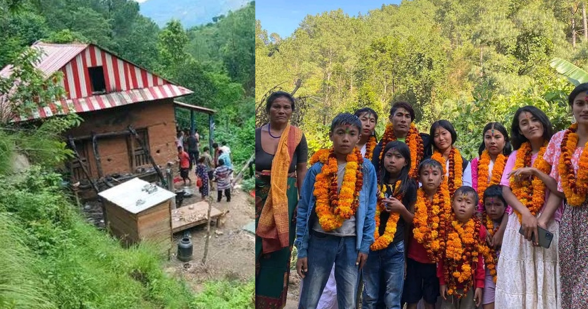 घर फर्किने भए हायू परिवार