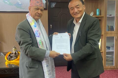 उत्तरी गोरखाको शिक्षा क्षेत्र क्षेत्रको समस्या समाधान गरी दिन शिक्षा मन्त्री समक्ष माग
