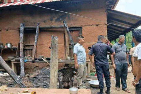 सिन्धुलीका एकै परिवारका १६ जना हायु सम्पर्क बिहीन