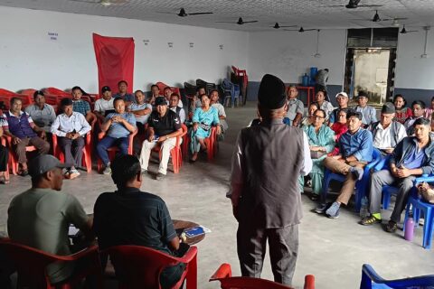 नेकपा माओवादी केन्द्र गोरखाको जिल्ला कार्यलयको विस्तारित बैठक सम्पन्न