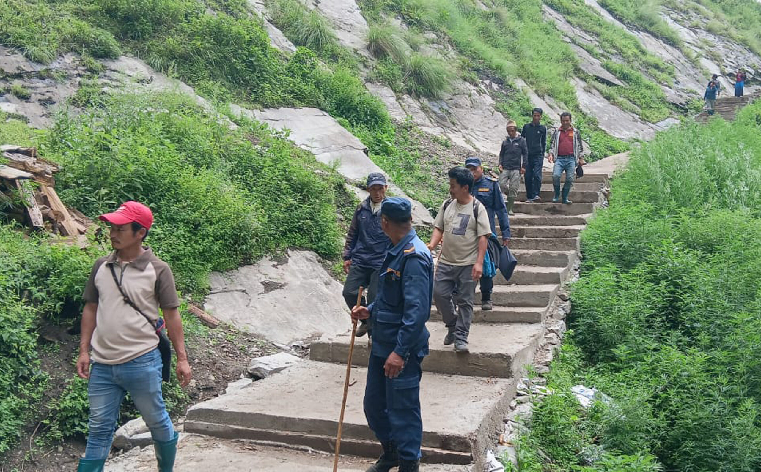 उत्तरी गोरखाको मनास्लु संरक्षण क्षेत्रमा संयुक्त वन गस्ती