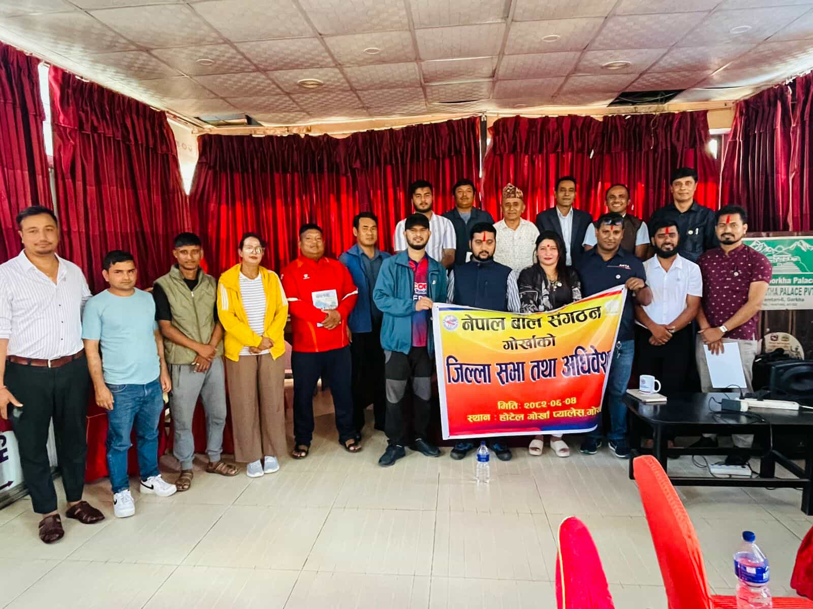 नेपाल बाल संगठन जिल्ला कार्य समिति गोरखाको अध्यक्षमा प्रताप ढकाल चयन