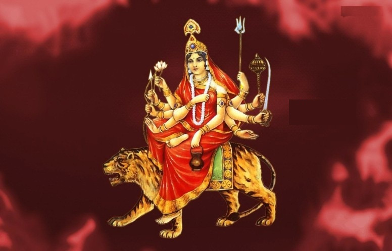 आज नवरात्रको तेस्रो दिन, चन्द्रघण्टा देवीको पूजा गरिँदै