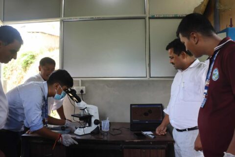 गोरखाको गण्डकी गाउँपालिकामा पशुबस्तुको उपचारका लागि आधारभूत प्रयोगशाला सञ्चालनमा