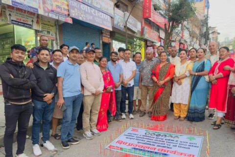 जेन–जी आन्दोलनका सहिदहरुको श्रद्धान्जलीका लागि गोरखामा दीप प्रज्वलन