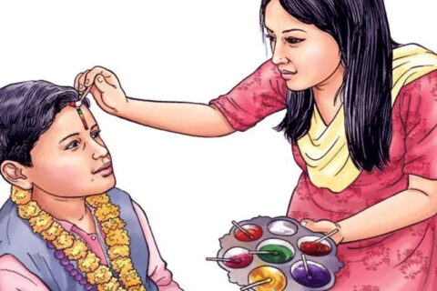 यसपालि भाइटीकाको उत्तम साइत ११ः३९ बजे