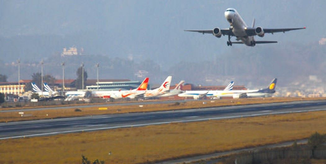 अविरल वर्षाका कारण त्रिभुवन अन्तरराष्ट्रिय विमानस्थलका आन्तरिकतर्फका उडान स्थगन