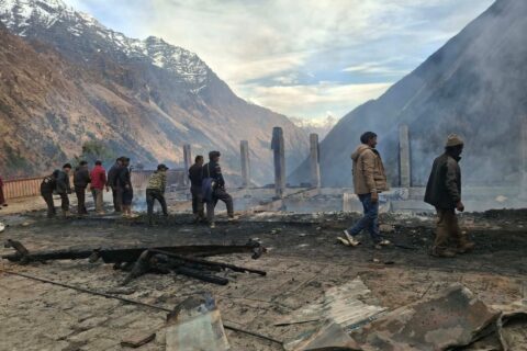 उत्तरी गोरखाको एक होस्टलमा आगलागी