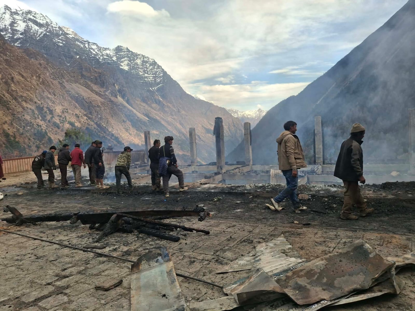 उत्तरी गोरखाको एक होस्टलमा आगलागी