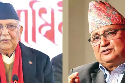 एमाले अध्यक्षमा ओली र पोखरेलको उम्मेदवारी दर्ता