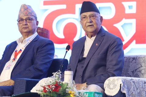 अध्यक्षमा तेस्रो पटक ओली निर्वाचित, ७५ प्रतिशत मत