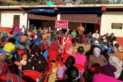 नेकपाले थाल्यो चुनावी अभियान