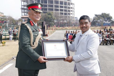 नेपाली सेनाद्धारा गोरखाको सामुदायिक रेडियो, रेडियो मनासलुलाई सम्मान