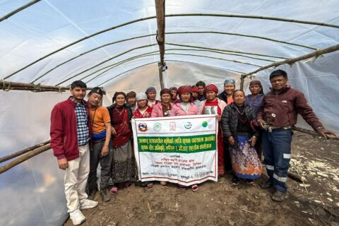 उत्तरी गोरखाका किसानहरुलाई जलबायु उत्थानशील कृषक सीप अभिबृद्धि र औजार सहयोग प्रदान