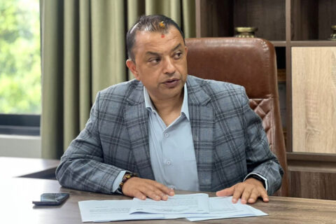 कांग्रेस सभापति थापाद्वारा राजीनामा