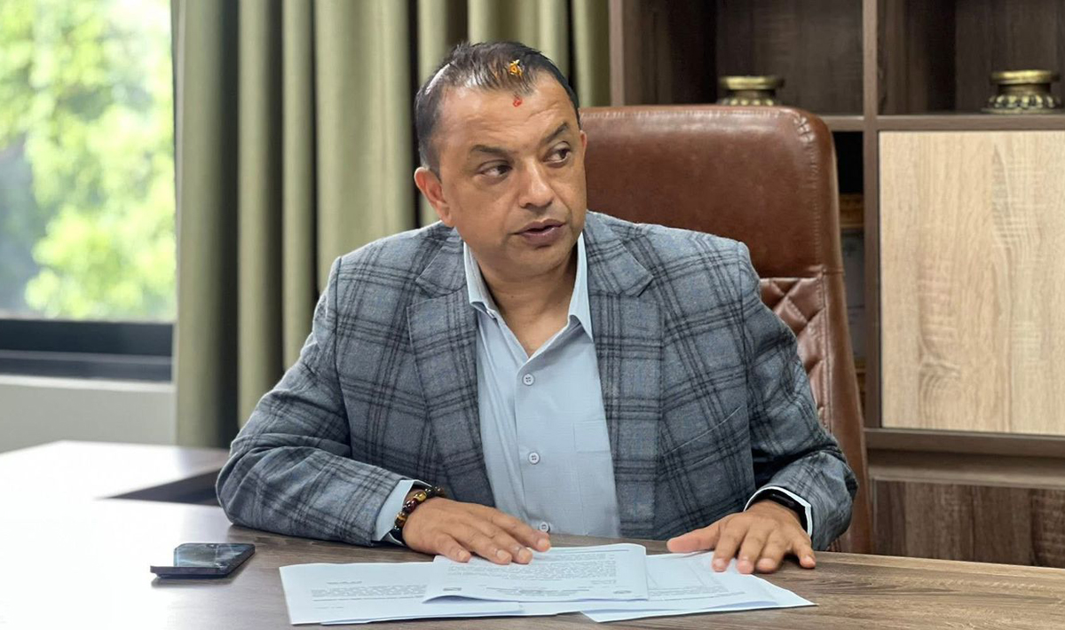 कांग्रेस सभापति थापाद्वारा राजीनामा