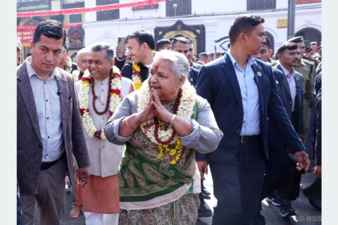 प्रधानमन्त्रीद्वारा पशुपतिनाथको दर्शनसहित रुद्राभिषेक पूजा