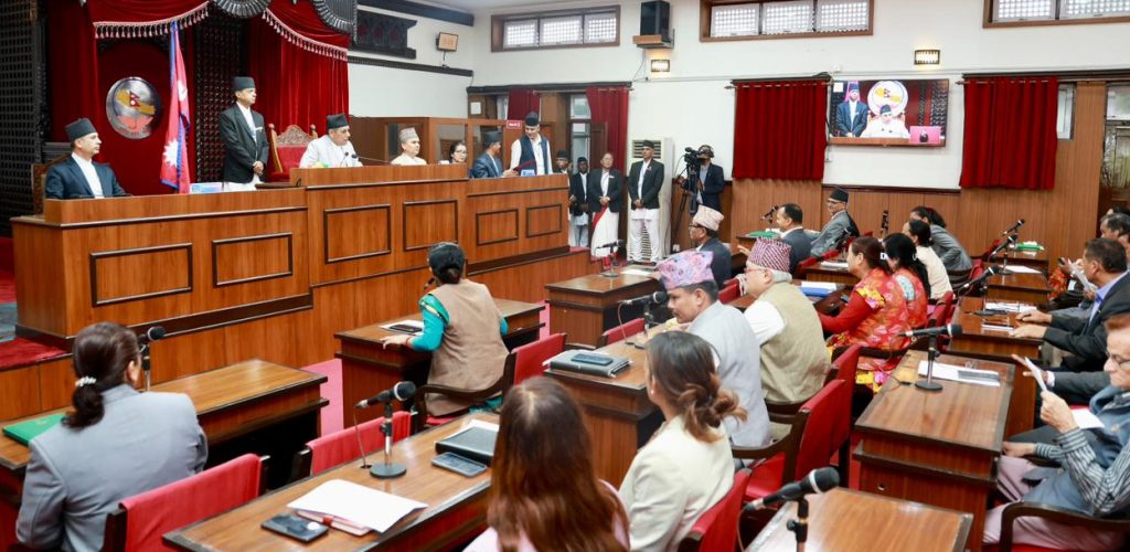 प्रधानमन्त्रीको अभिव्यक्तिले तनाव स् दोस्रो दिन पनि कार्यसूचीमै प्रवेश गरेन राष्ट्रिय सभा