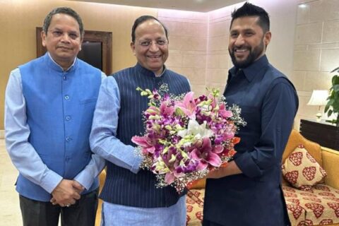 सभापति लामिछाने र भाजपा अध्यक्ष नबिनबीच भेटवार्ता हुँदै