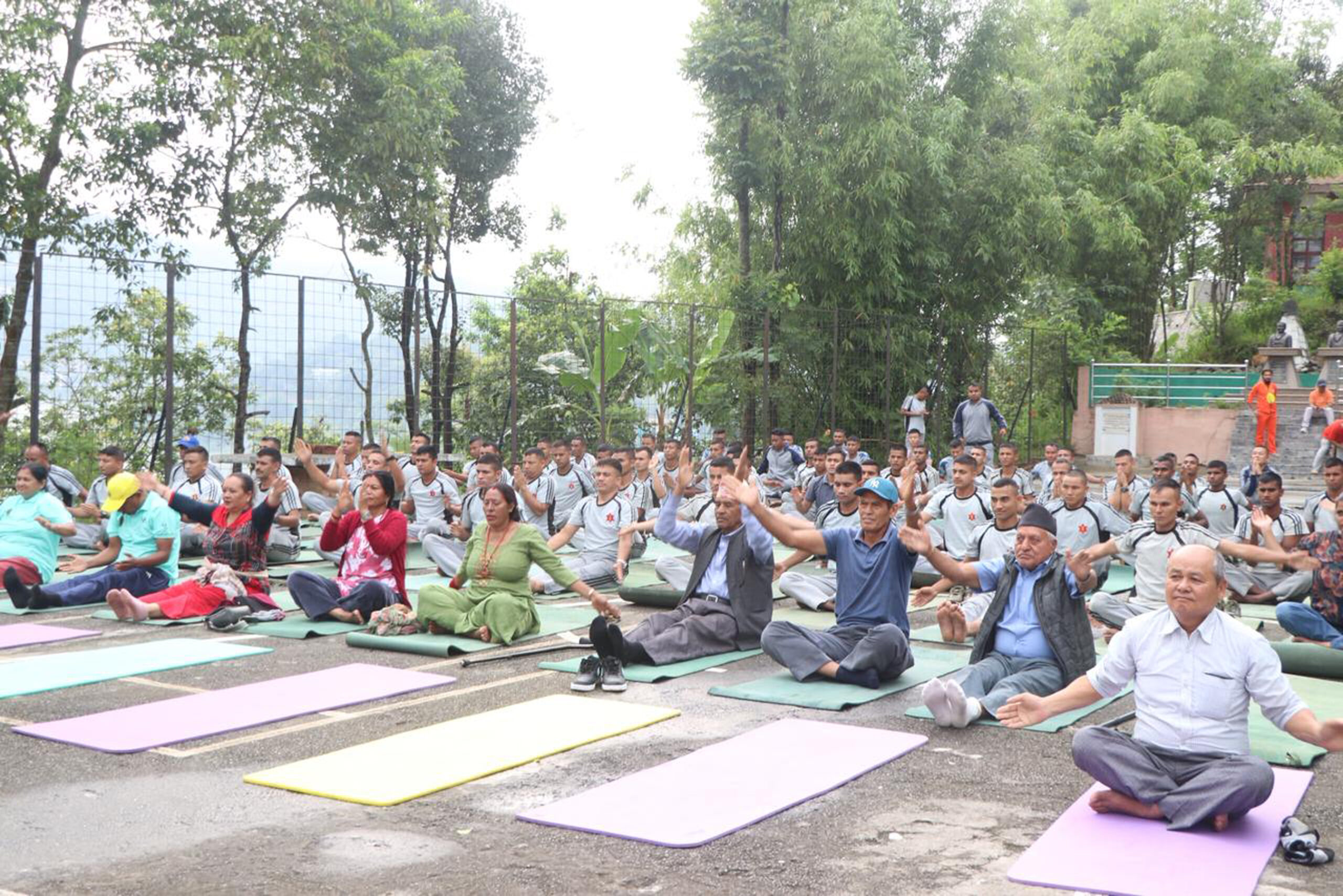 गोरखामा विश्व योग दिवसको अवसरमा निःशुल्क योग शिविर