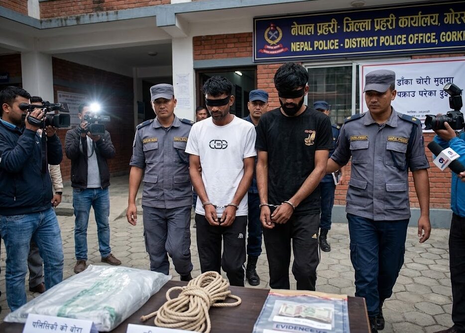 गोरखामा डाँका चोरी आरोपमा दुईजना पक्राउ