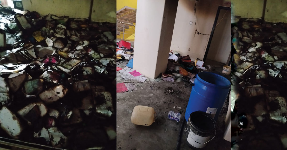 हुम्लाको ताँजाकोट गाउँपालिकाको कार्यालयमा आगलागी
