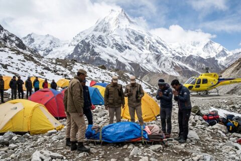 उत्तरी गोरखाको मनास्लु बेस क्याम्पमा एक व्यक्ति मृत फेला
