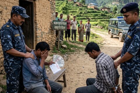ज्यानमार्ने धम्की दिदै गोरखामा चन्दा असुली गरेको आरोपमा दुई जना पक्राउ
