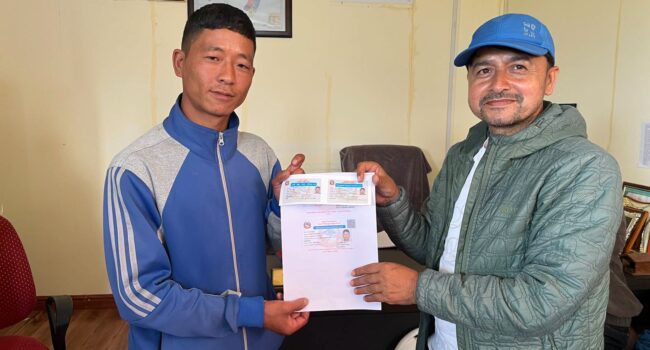 अजिरकोट गाउँपालिकामा व्यक्तिगत तथा व्यावसायिक प्यान दर्ता सेवा सुरु